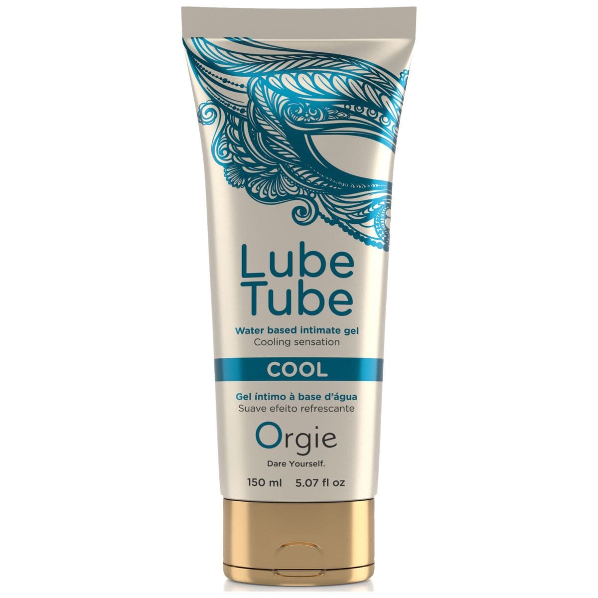 Lubrificante Lube Tube 150ml Cool - Refrescante e Duradouro - Pérola SexShop