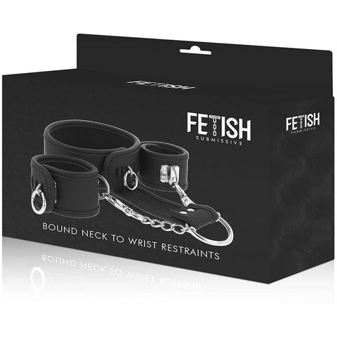 Algemas para Pulsos e Pescoço - Acessório de BDSM Confortável e Ajustável Fetish Submissive