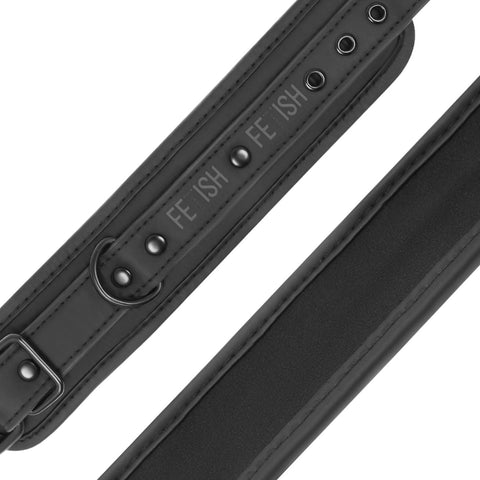 Algemas Para Pulsos E Tornozelos Com Argola - Conforto Em Couro Vegano, Ajuste Fácil Para BDSM Fetish Submissive