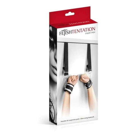 Correias para Porta com Algemas de Pulsos, Fetish Tentation  Fetish Tentation