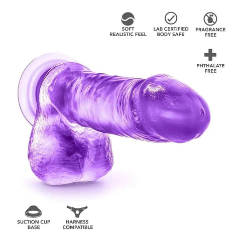 Dildo Sweet’n Hard 2, Roxo, 19.5cm Ø4cm Blush Novelties