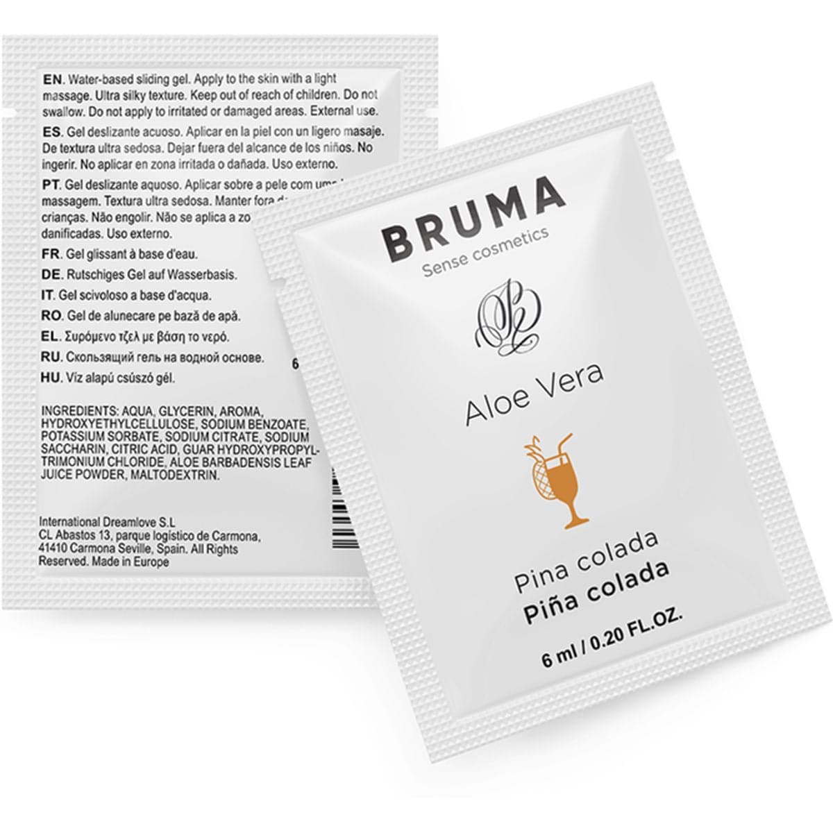 Lubrificante Bruma Pina Colada Monodose 6ml, 1 saqueta  Bruma   