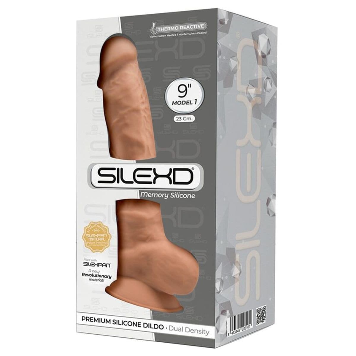 Dildo SilexD 5 Silicone Premium Caramelo 23cm Ø4.7cm - Pérola SexShop