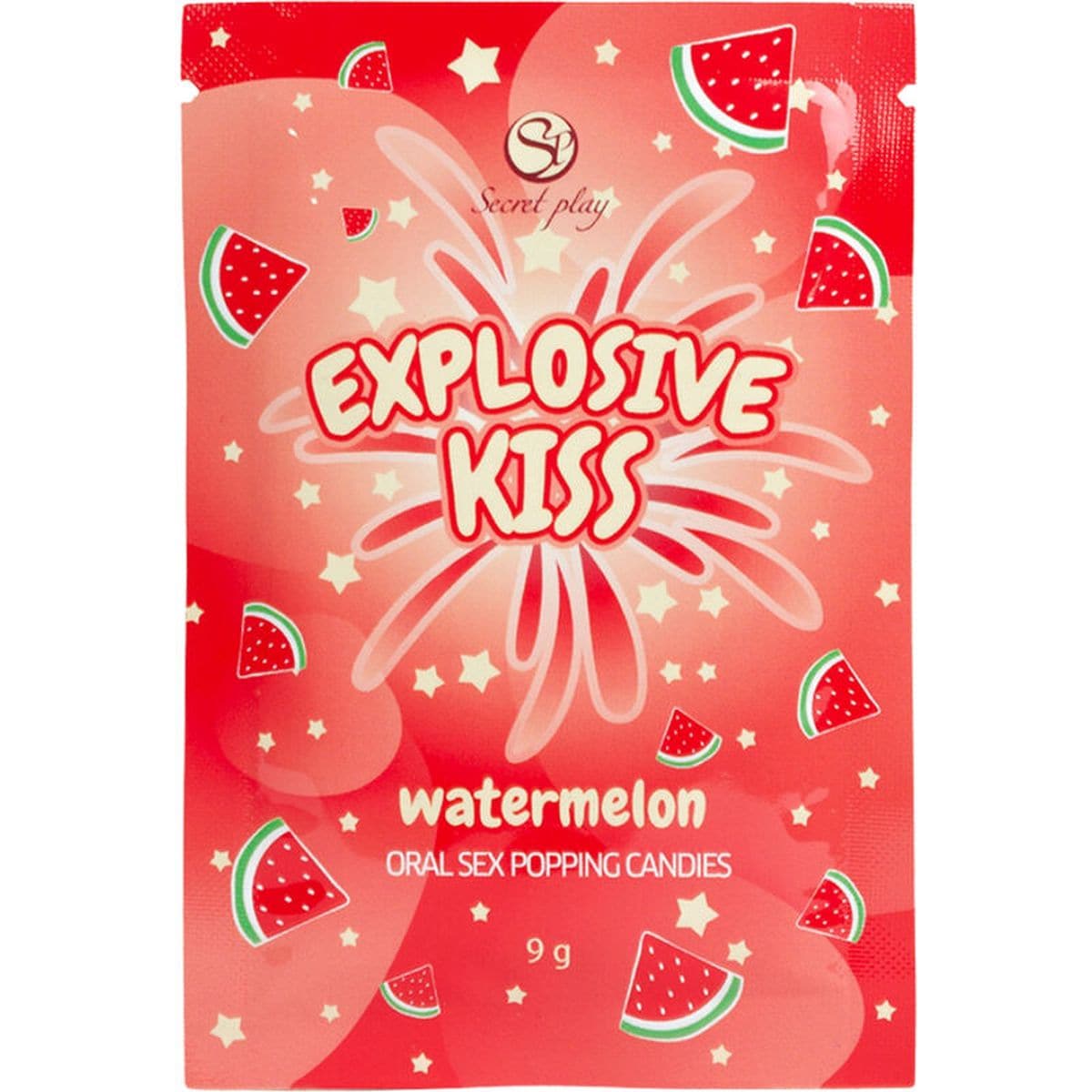 Explosive Kiss, Caramelos Explosivos de Melancia - Sensação Única para Sexo Oral