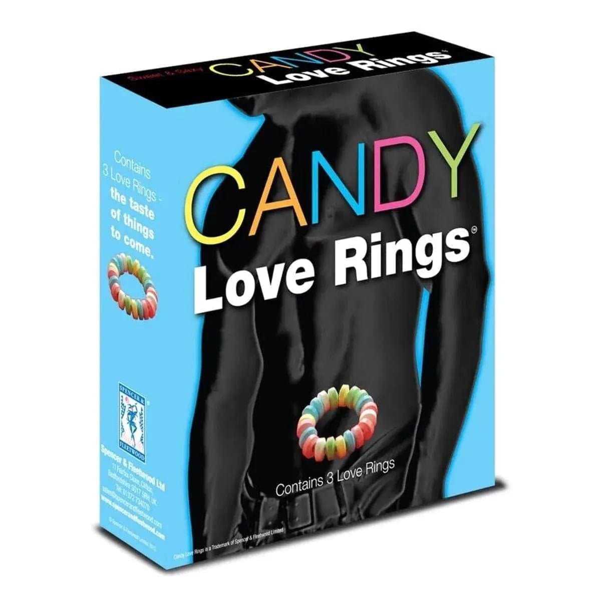 Anéis Comestiveis Candy, 3 Anéis - Pérola SexShop