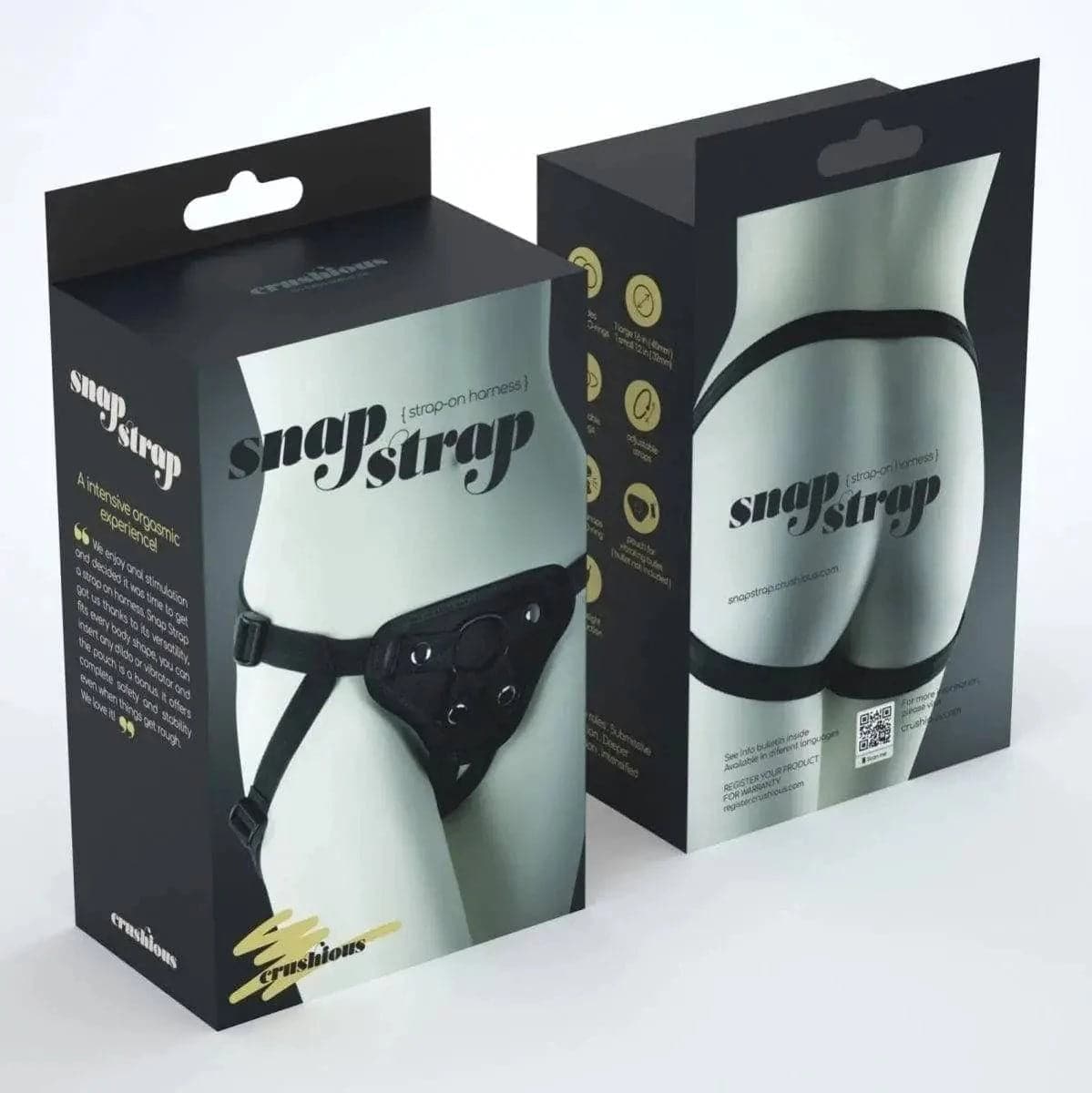 Arnês Snap Strap Crushious Harness (S e XL) - Pérola SexShop