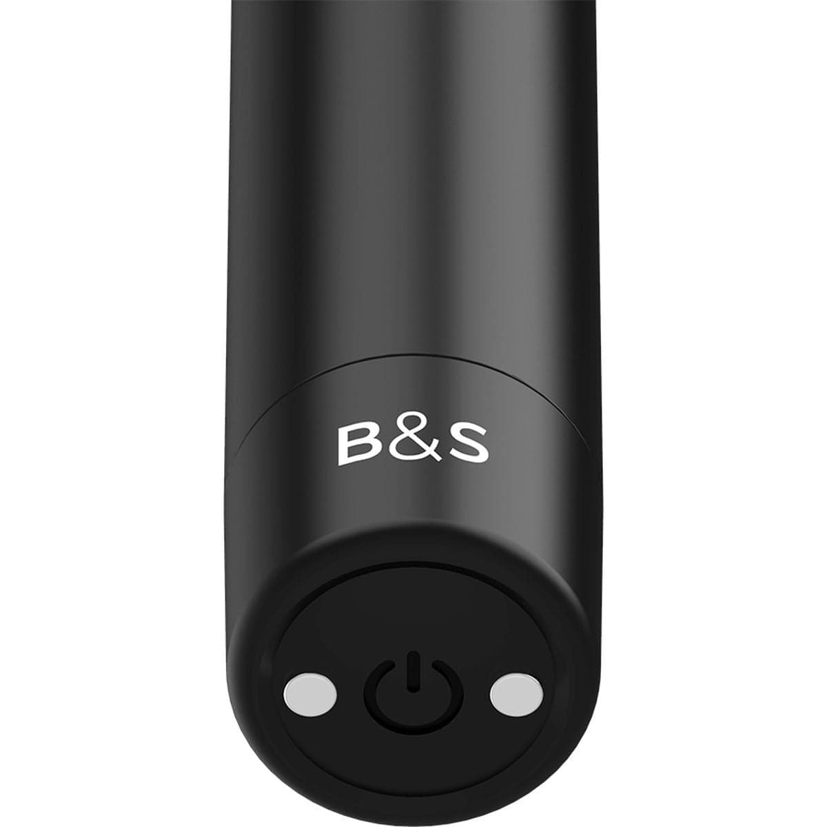 Bala Vibratória Kernex Recarregável USB Preto, 8.6cm Ø1.8cm, 10vibrações