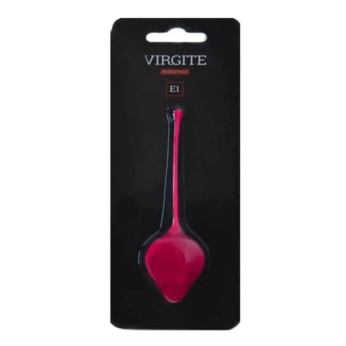 Bola Vaginal Virgite Rosa, 100% Silicone, 14.5cm Ø3.4cm, 35gr