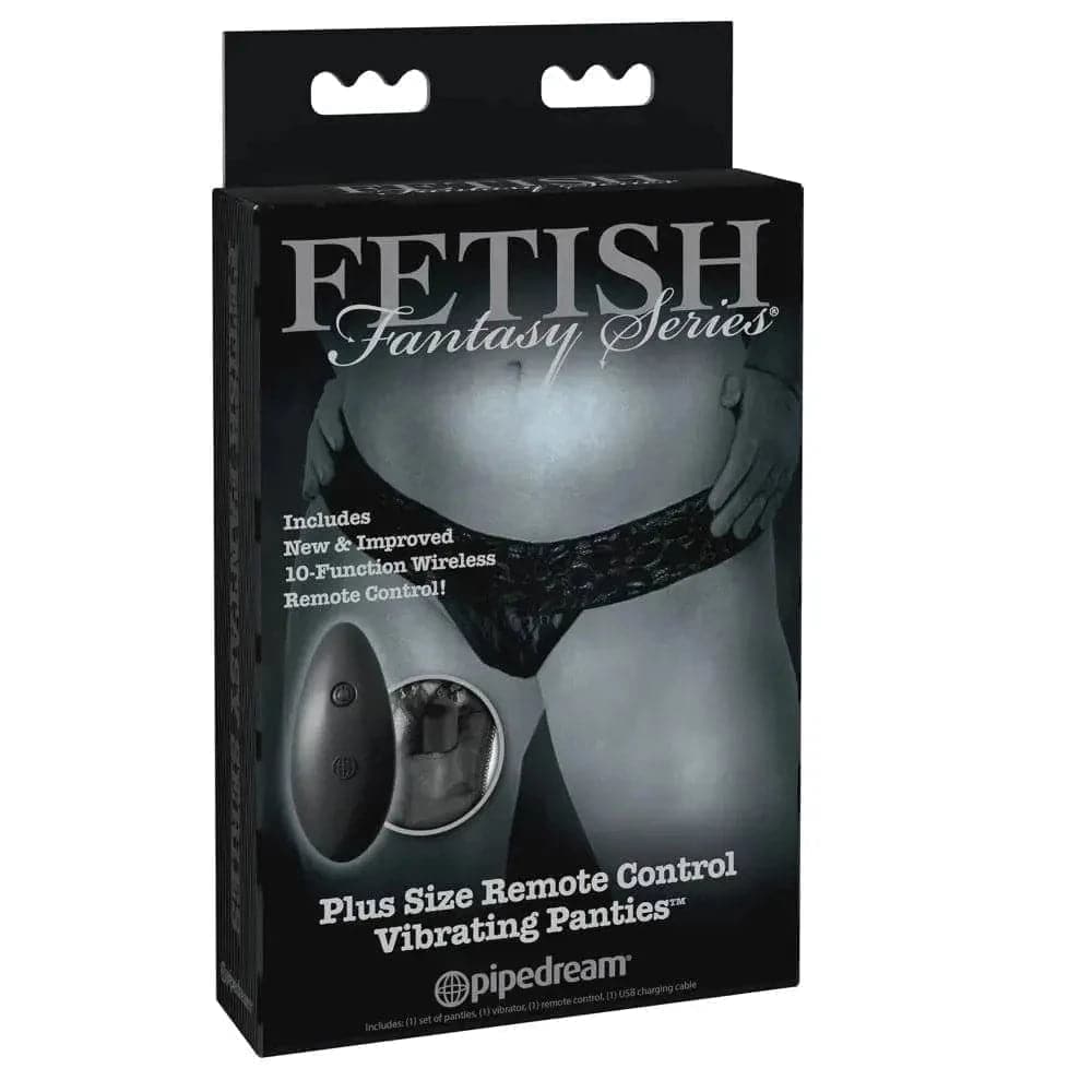 Cueca Vibratória Panties Fantasy Fetish USB XL - 10 Modos de Vibração