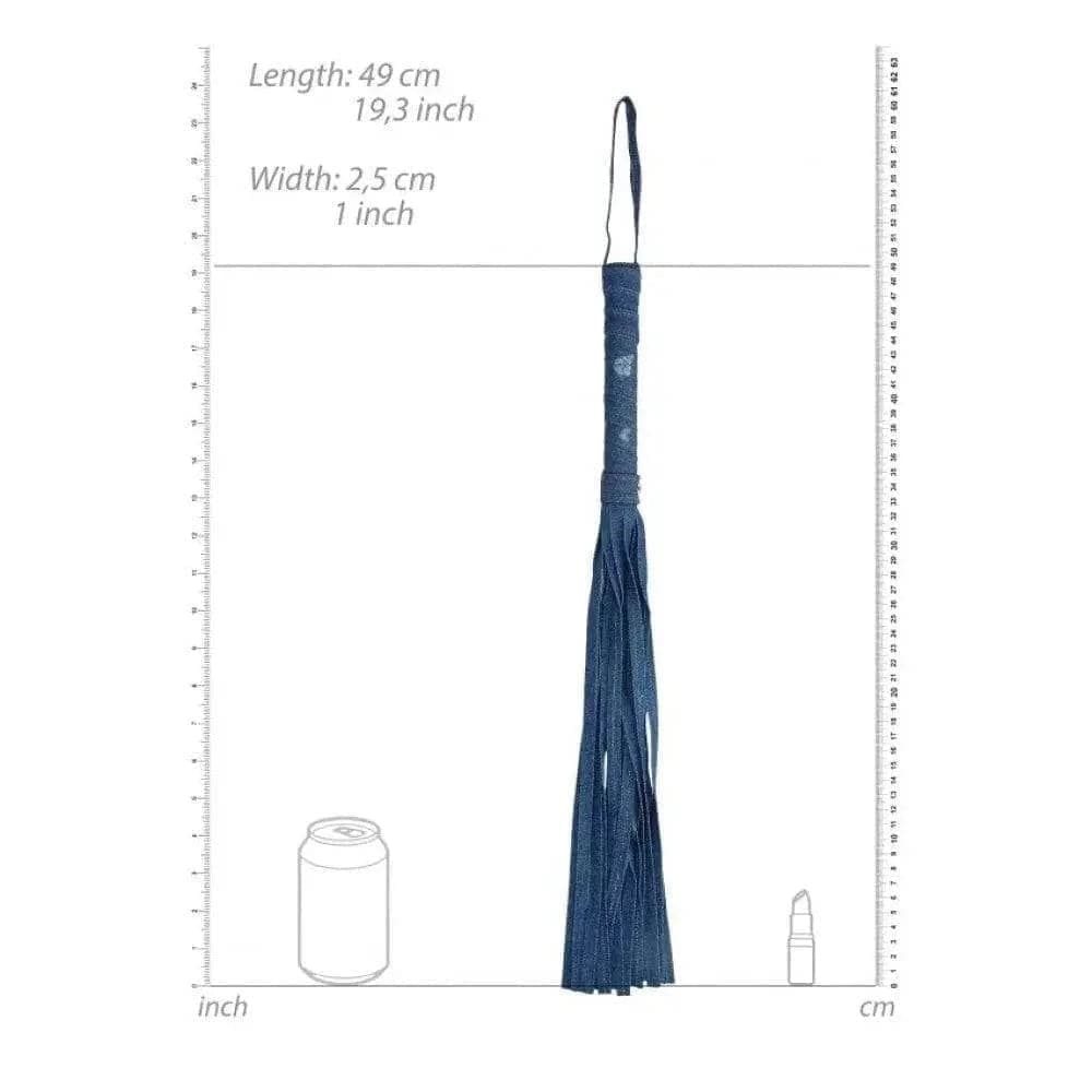 Denim – Chicote Estilo Ganga Azul, 49cm