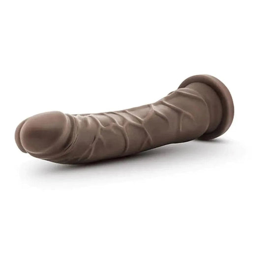 Dildo Dr. Skin Basic Chocolate, 23cm Ø4.5cm - Pérola SexShop