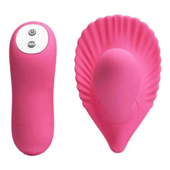 Estimulador Concha Pretty Love, Controlo Remoto, 12.5cm Ø2.9cm, 30vibrações - Pérola SexShop