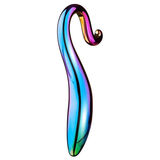 Glamour Glass, Elegante Curved Dildo, 18cm Ø3cm - Pérola SexShop