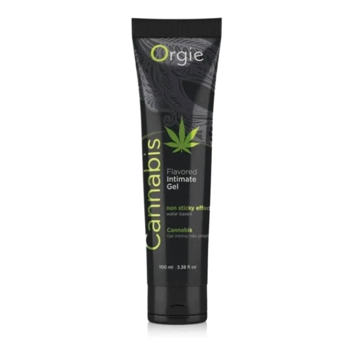 Lubrificante Lube Tube Cannabis, 100ml (Sabor e aroma) - Pérola SexShop