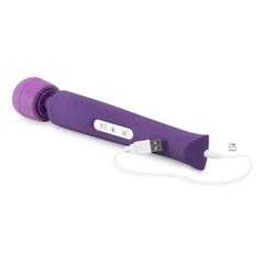 Massajador Magic Wand Roxo USB 32cm Ø5.5cm 10 Vibrações - Pérola SexShop
