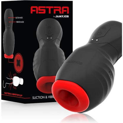 Masturbador Jamyjob Astra USB, Vibração e Sucção - Pérola SexShop