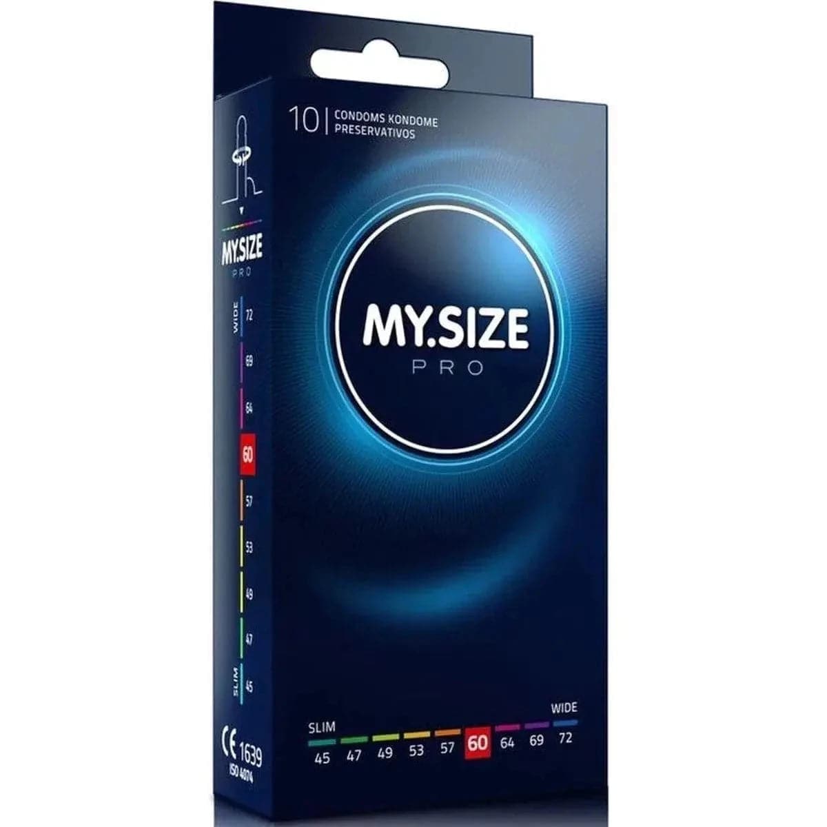 Preservativos XXL - My.Size 60mm - Melhor Ajuste e Sensibilidade - Pérola SexShop