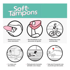 Tampões Mini Soft-Tampons - Pérola SexShop