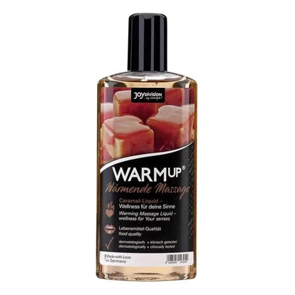WARMup – Óleo Massagem Comestível Caramelo 150ml - Aquecimento e Aroma de Fruta  JoyDivision   