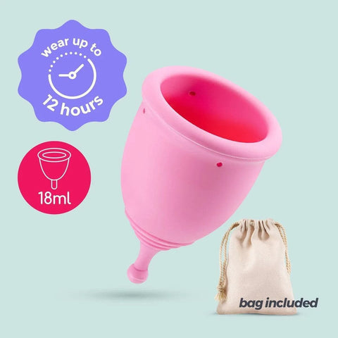 Copo Menstrual Minerva XS 100% Silicone, 18ml, 5.5cm Ø3.8cm Crushious