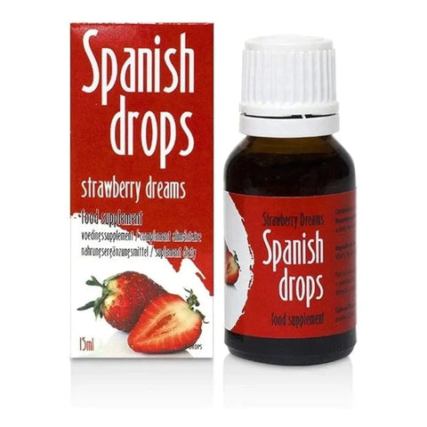 Gotas Afrodisíacas Spanish Drops Morango Unisexo Cobeco Pharma