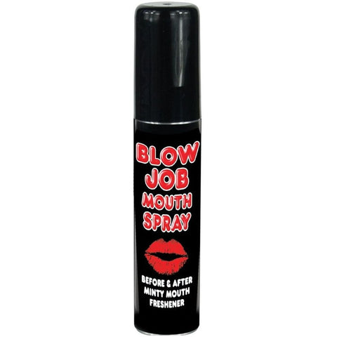 Spray para Sexo Blow Job 25ml, um refrescante sabor menta sem açúcar para momentos íntimos e prazerosos.