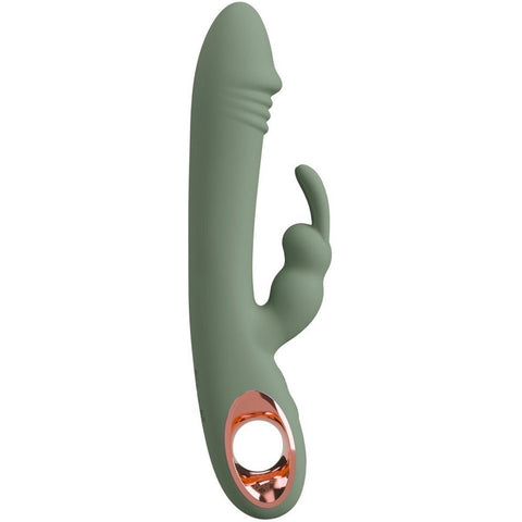Vibrador SLIM Rabbit OLIVE, 21cm Ø3,5cm vibradores You2Toys