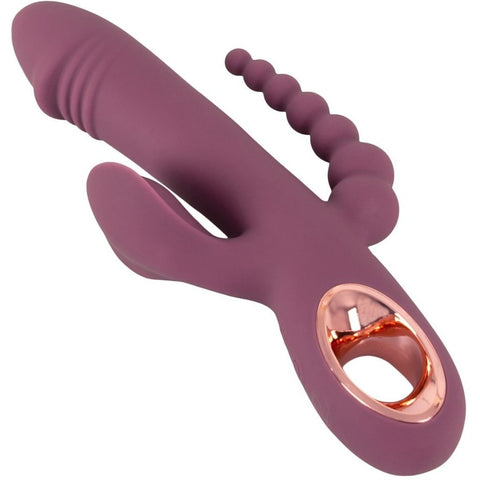 Vibrador SLIM Tripple PLUM, 21cm Ø3,5cm vibradores You2Toys