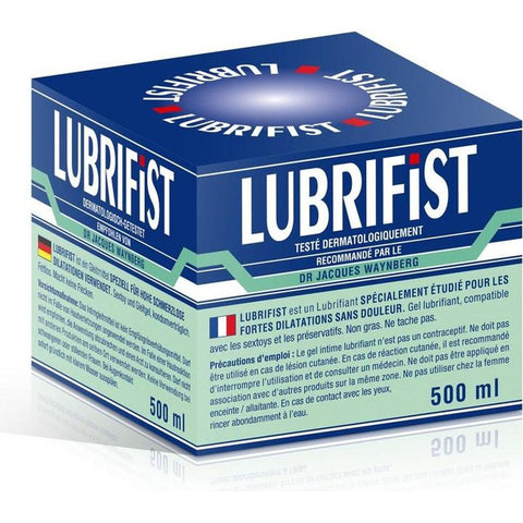 Detalhe do Lubrificante Dilatador Anal Lubrifist 500ml, proporcionando conforto e prazer durante experiências sexuais.