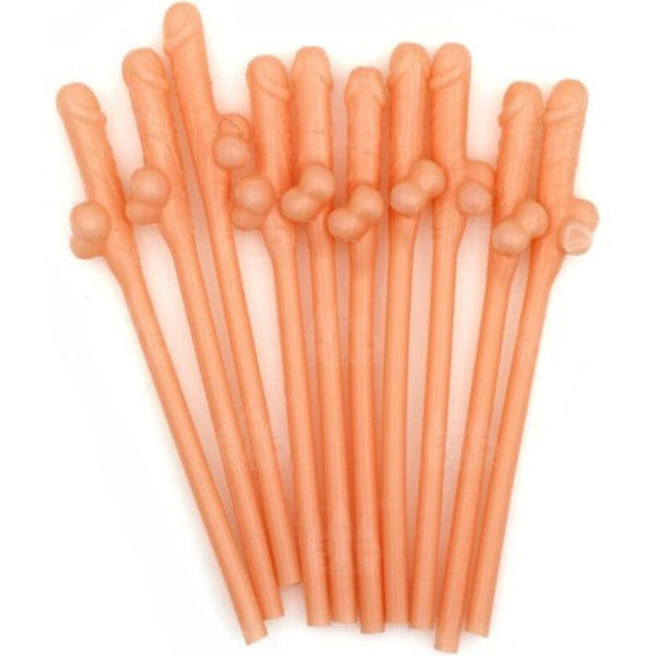 10 Palhinhas em forma de Pénis Diablo Picante