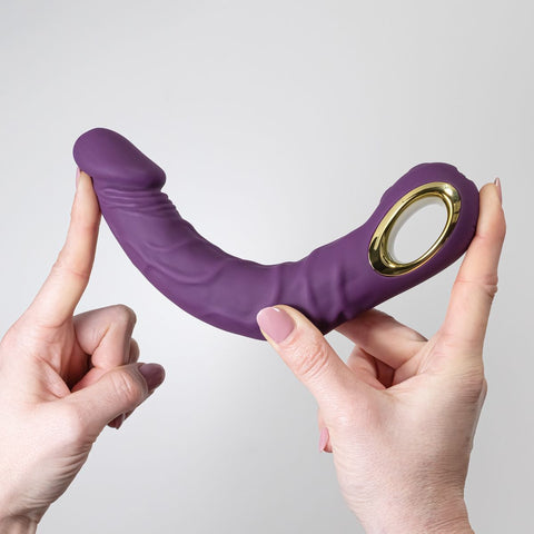 Manual de instruções do Vibrador Realistico Magnus Roxo, essencial para aproveitar ao máximo todas as suas funcionalidades.
