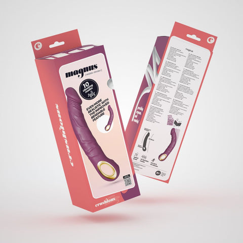 Transforme suas noites com o Vibrador Realistico Magnus Roxo e descubra todo o prazer que ele pode oferecer.