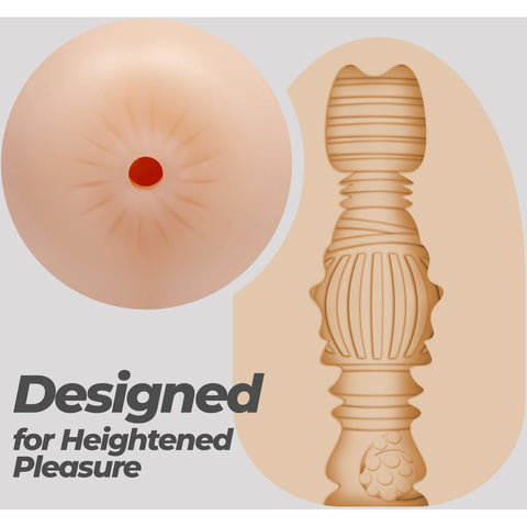 Ovo Masturbador Ezy EGG Anal Crushious com textura estimulante para uma experiência intensa.