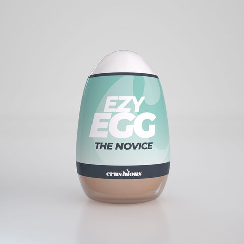 Ovo Masturbador Ezy EGG The Novice com lubrificantes recomendados, garantindo uma experiência suave.