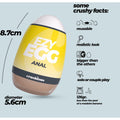 Design do Ovo Masturbador Ezy EGG Anal Crushious, ideal para momentos de prazer e autoexploração.