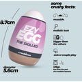 Close-up da textura interna do Ovo Masturbador Ezy EGG The Skilled, otimizando o prazer a cada uso.
