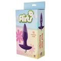 Plug Anal com Vibração Flirts Roxo, 12.5cm Ø3.5cm, 10 vibrações  Dream Toys   