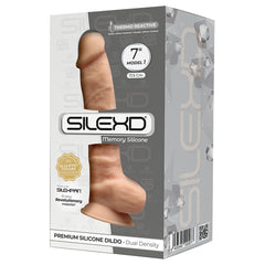 Dildo SilexD 1 Silicone Premium Baunilha, 17.6cm Ø3.5cm - Pérola SexShop