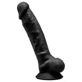 Dildo SilexD 1 Silicone Premium Chocolate Negro, 17.6cm Ø3.5cm  Silexd   