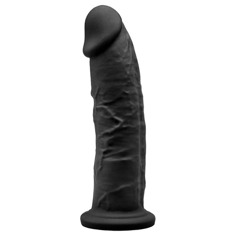 Dildo SilexD 3 Silicone Premium Chocolate Negro, 19.2cm Ø4.7cm  Silexd   