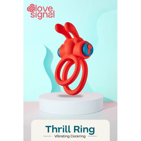 Anel Vibratório Thrill Ring Duplo – USB Recarregável IPX6