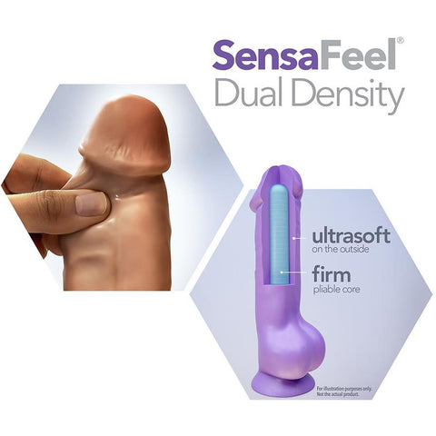 Dildo Realista XXL Au Naturel Big Boy Moreno – Sensa Feel® + FlexiShaft™ | 25.4cm Ø6.3cm | Ventosa