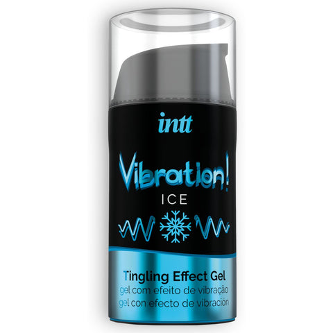 Gel Vibrador Líquido ICE INTT 15ml – Vibração, Pulsação e Frescura