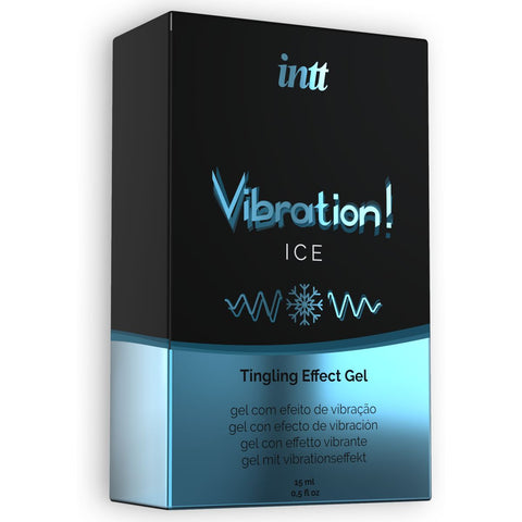 Gel Vibrador Líquido ICE INTT 15ml – Vibração, Pulsação e Frescura
