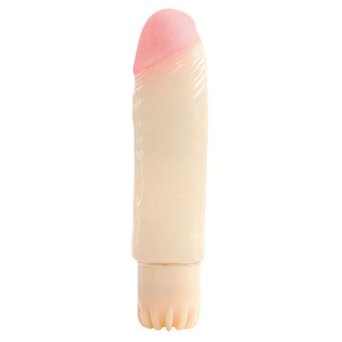 Vibrador Real Rapture Jelly Seaquake BRANCO 13.5cm Ø3cm vibração regulável