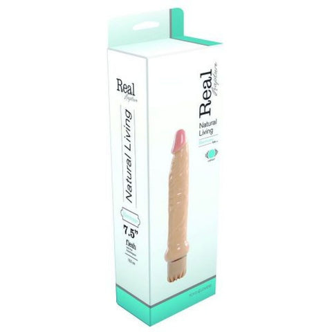 Vibrador Real Rapture Jelly Hurricane Baunilha, à prova de água, proporcionando prazer sem limites em todos os ambientes.