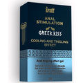 GREEK KISS INTT Gel Estimulante para ANAL, 15ml - ideal para apimentar o seu momento íntimo com efeito de vibração.