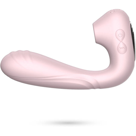 Estimulador Clitoriano Crushious Pookie Rosa – 10 Modos Sucção + 10 Vibração | Comando Remoto | USB