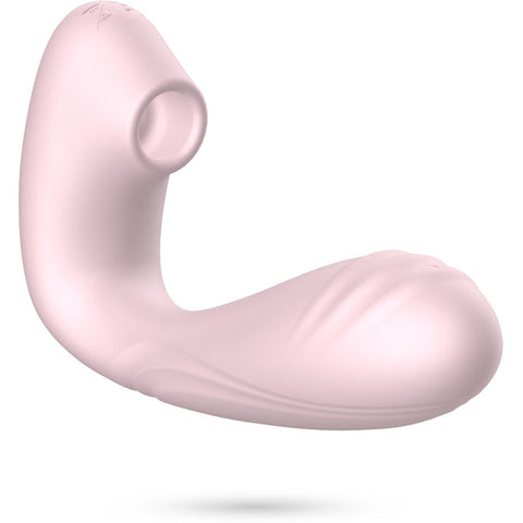 Estimulador Clitoriano Crushious Pookie Rosa – 10 Modos Sucção + 10 Vibração | Comando Remoto | USB