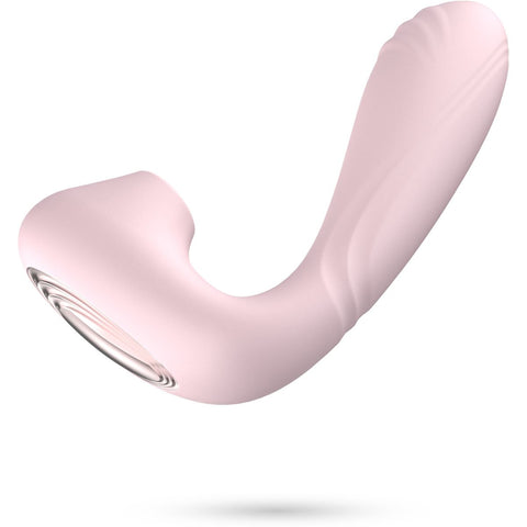 Estimulador Clitoriano Crushious Pookie Rosa – 10 Modos Sucção + 10 Vibração | Comando Remoto | USB